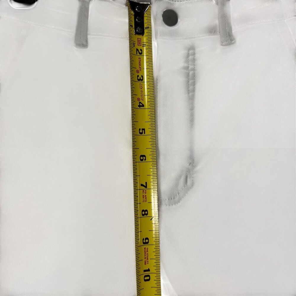 Everlane Straight Leg Cropped White Denim Jeans Classic Pants Size 6 Womens - Picture 11 of 12